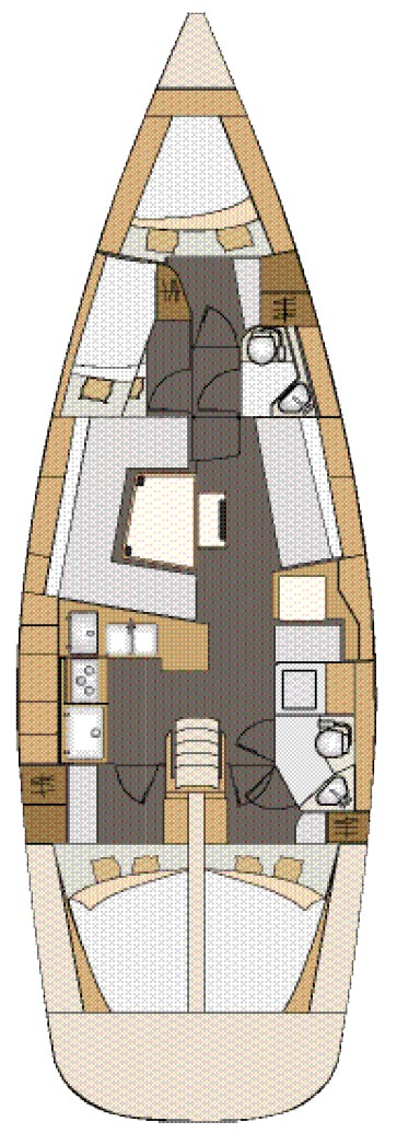 Sailboat rental with or without captain Elan Pula