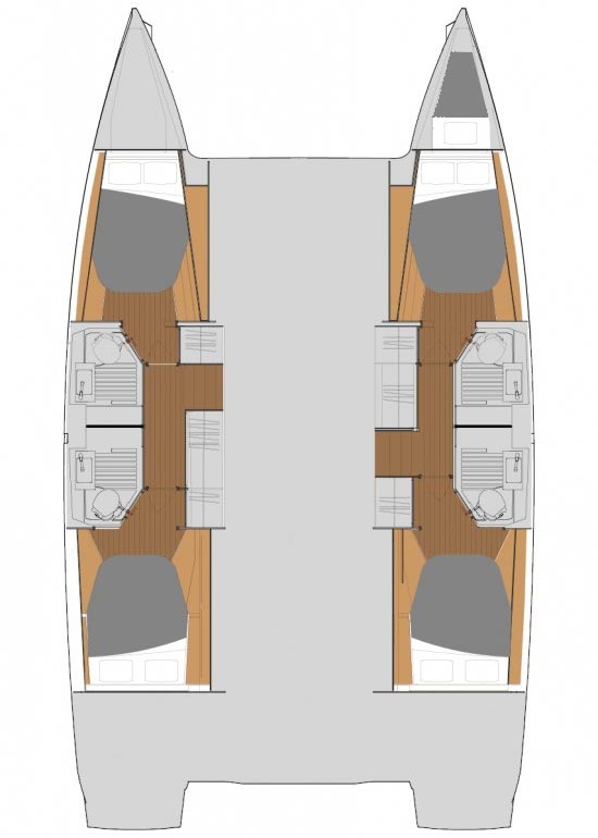 Fountaine Pajot Astrea 42 charter bareboat or captained in  Trogir