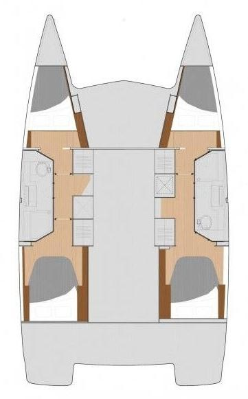 Catamaran rental in Biograd na Moru - Fountaine Pajot Lucia 40