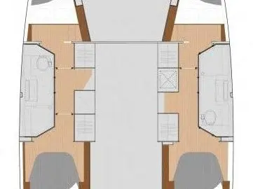 Catamaran rental in Biograd na Moru - Fountaine Pajot Lucia 40