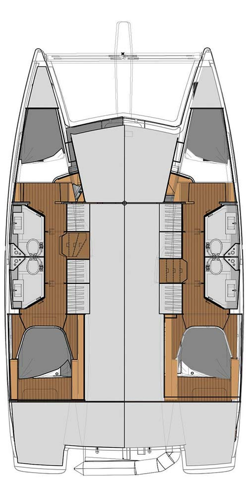 Boat rental Fountaine Pajot Lucia 40 in Lefkáda on Samboat