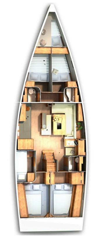 Hanse Hanse 505 charter bareboat or captained in  Punat
