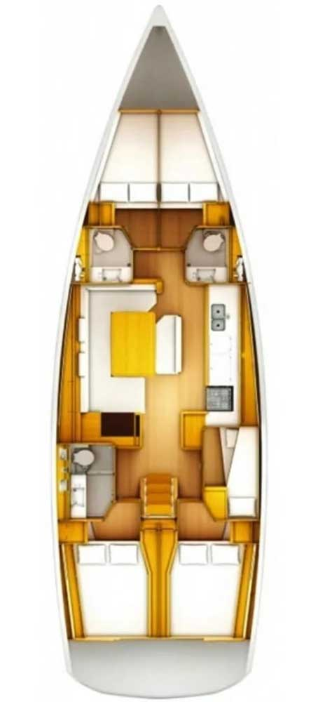 Bareboat Rental Sailboat Jeanneau with a boat licence