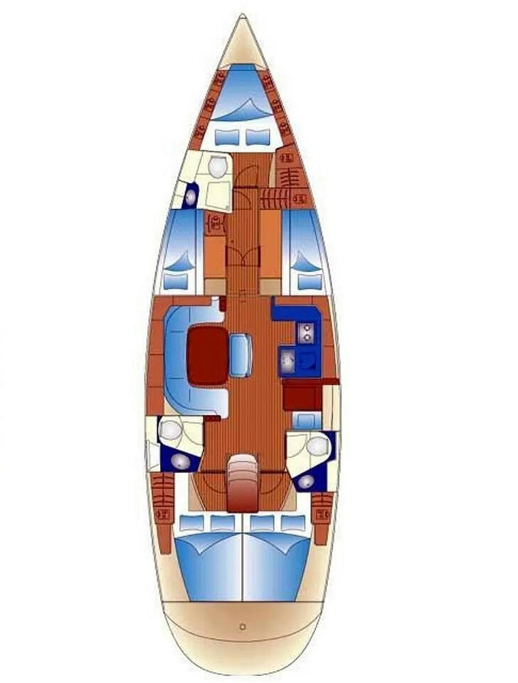Sailboat rental with or without captain Bavaria Gouvia
