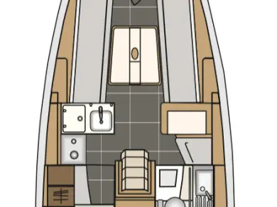 Bareboat Rental Sailboat Elan with a boat licence