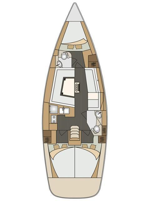 Elan Impression 40 charter bareboat or captained in  Kaštela