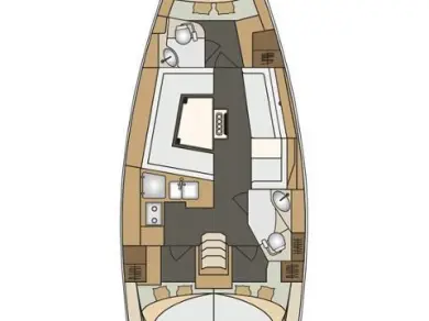 Elan Impression 40 charter bareboat or captained in  Kaštela
