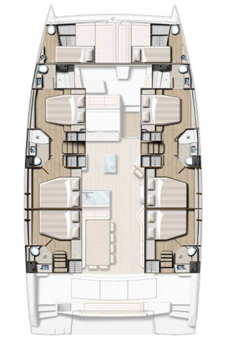 Catamaran rental in Road Town - Bali Bali 5.4