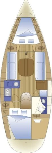 Bareboat Rental Sailboat Bavaria with a boat licence