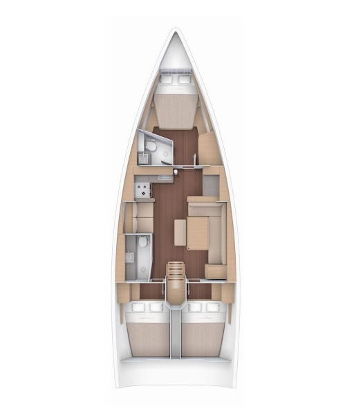 Dufour Dufour 430 charter bareboat or captained in  Marmaris (district)