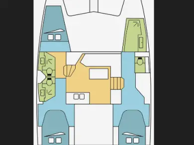 Bareboat Rental Catamaran Fountaine Pajot with a boat licence