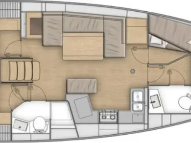 Boat rental Bénéteau Oceanis 40.1 in Seget Donji on Samboat