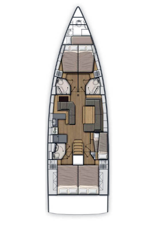 Bénéteau Oceanis 51.1 charter bareboat or captained in  Komolac