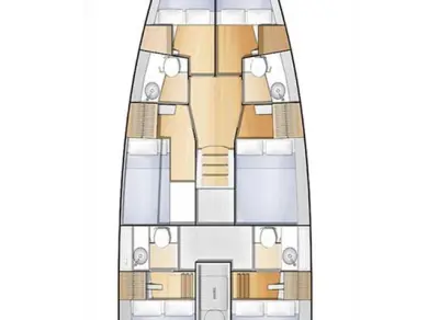 Sailboat rental in Seget Donji - Jeanneau Sun Loft 47