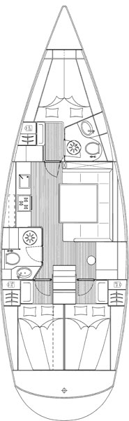 Bareboat Rental Sailboat Bavaria with a boat licence