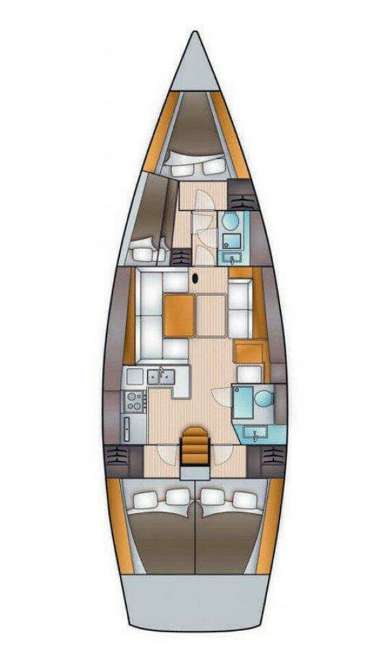 Salona Salona 44 charter bareboat or captained in  Alimos