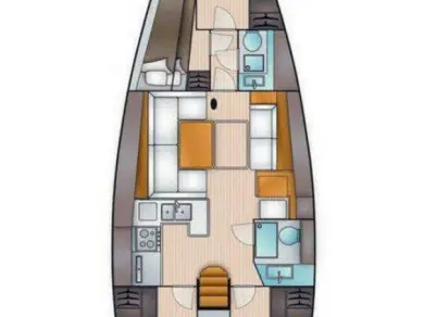 Salona Salona 44 charter bareboat or captained in  Alimos