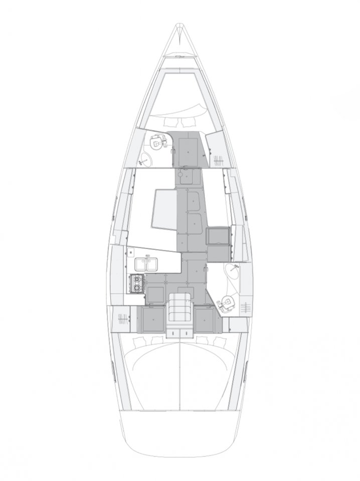 Yacht charter Kaštela cheap Impression 40.1