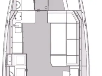 Sailboat rental in Kaštela - Elan Impression 45