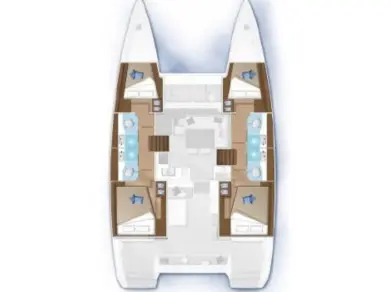 Yacht charter Kaštela cheap Lagoon 40