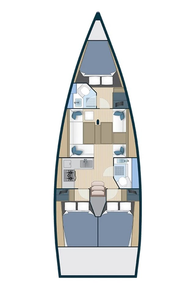 Sailboat for rent Kaštela at the best price