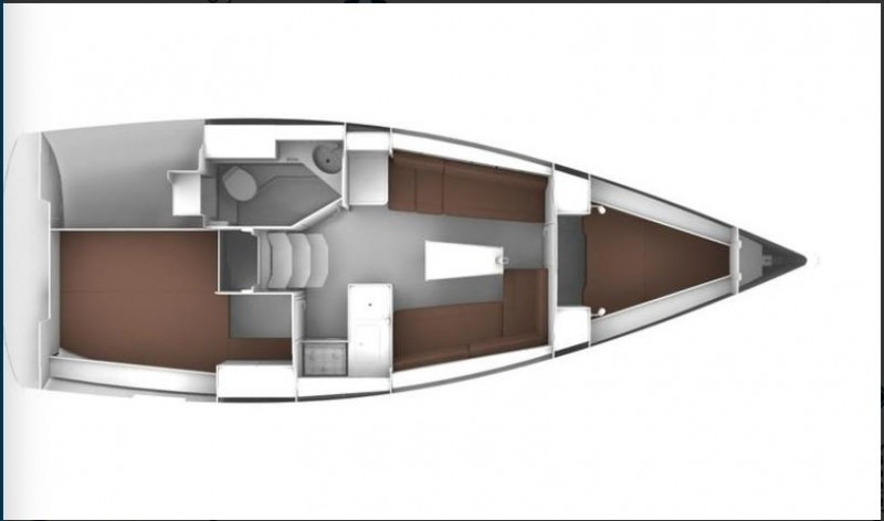 Bareboat Rental Sailboat Bavaria with a boat licence