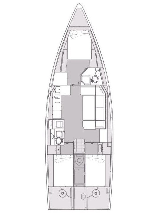 Bareboat Rental Sailboat Elan with a boat licence