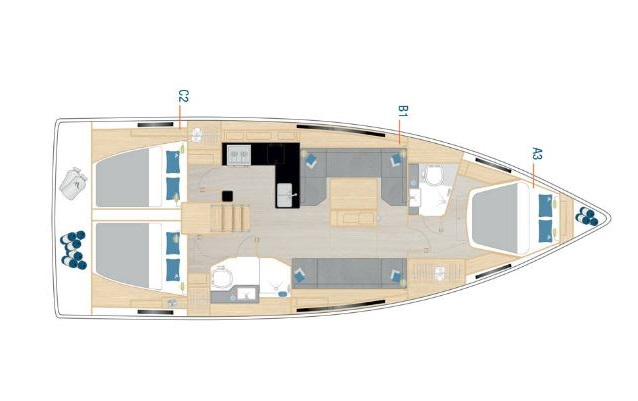 Boat rental Hanse Hanse 410 in Pirovac on Samboat