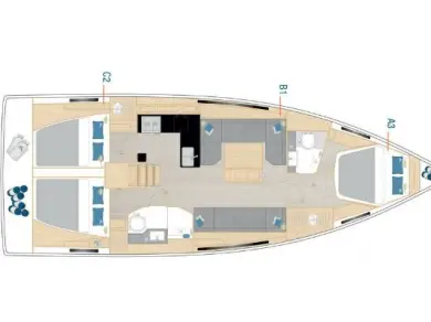 Boat rental Hanse Hanse 410 in Pirovac on Samboat