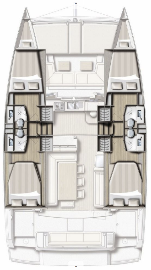Catamaran rental with or without captain Bali Kos