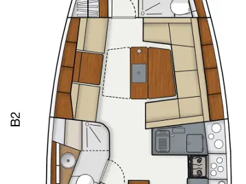 Boat rental Hanse Hanse 415 in Rhodes (City) on Samboat
