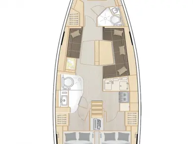 Sailboat rental with or without captain Hanse Lávrio