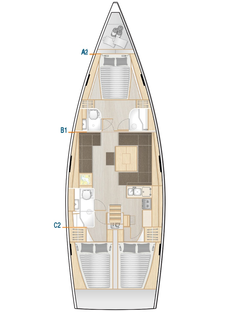 Hanse Hanse 458 in Kos on SamBoat