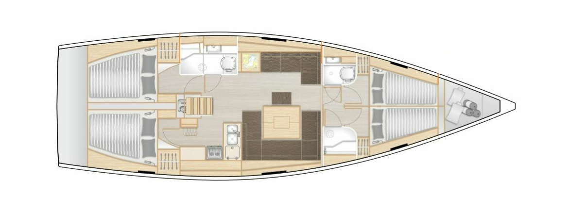 Rent a Hanse Hanse 458 Lávrio
