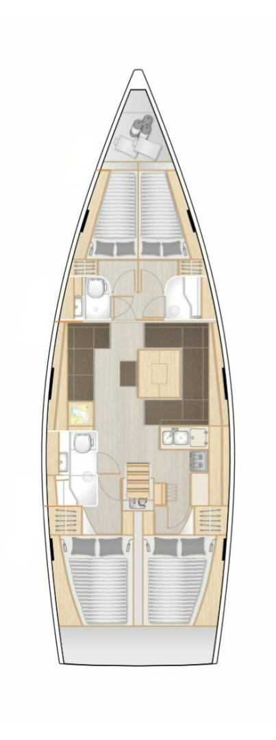 Yacht charter Lefkáda cheap Hanse 458