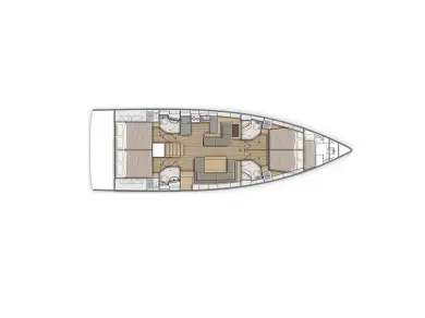 Sailboat rental with or without captain Bénéteau Alimos