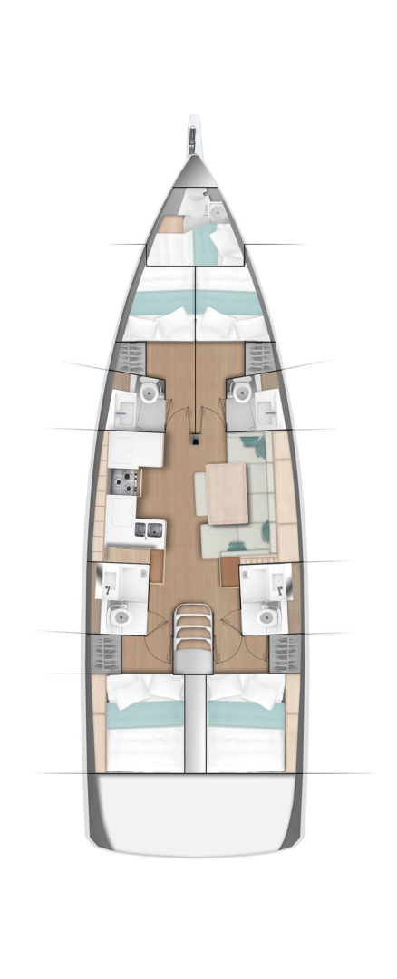 Jeanneau Sun Odyssey 490 in Gouvia on SamBoat