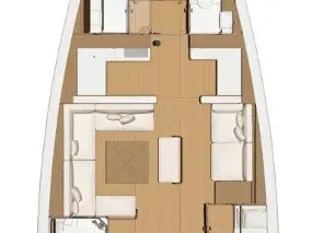 Bareboat Rental Sailboat Dufour with a boat licence