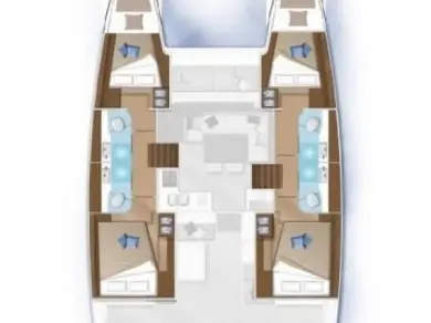 Yacht charter Kaštela cheap Lagoon 40