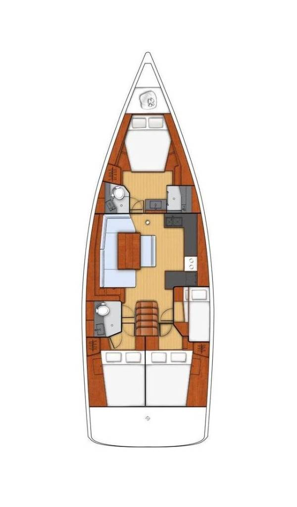 Sailboat rental in Split - Bénéteau Oceanis 48