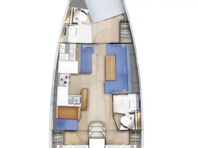 Sailboat for rent Cecina at the best price