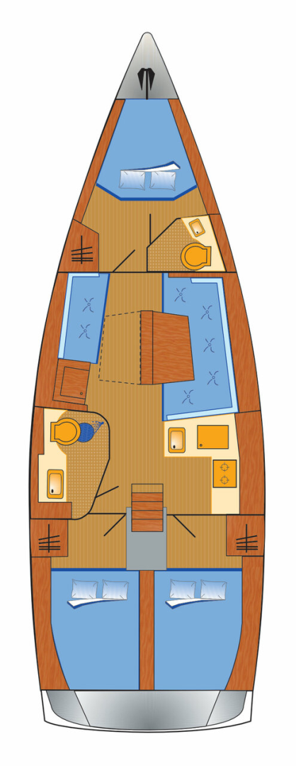 Yacht charter Rogoznica cheap Hanse 418