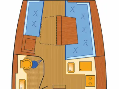 Yacht charter Rogoznica cheap Hanse 418