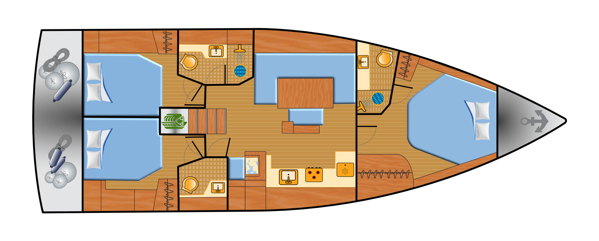 Boat rental Hanse Hanse 460 in Rogoznica on Samboat