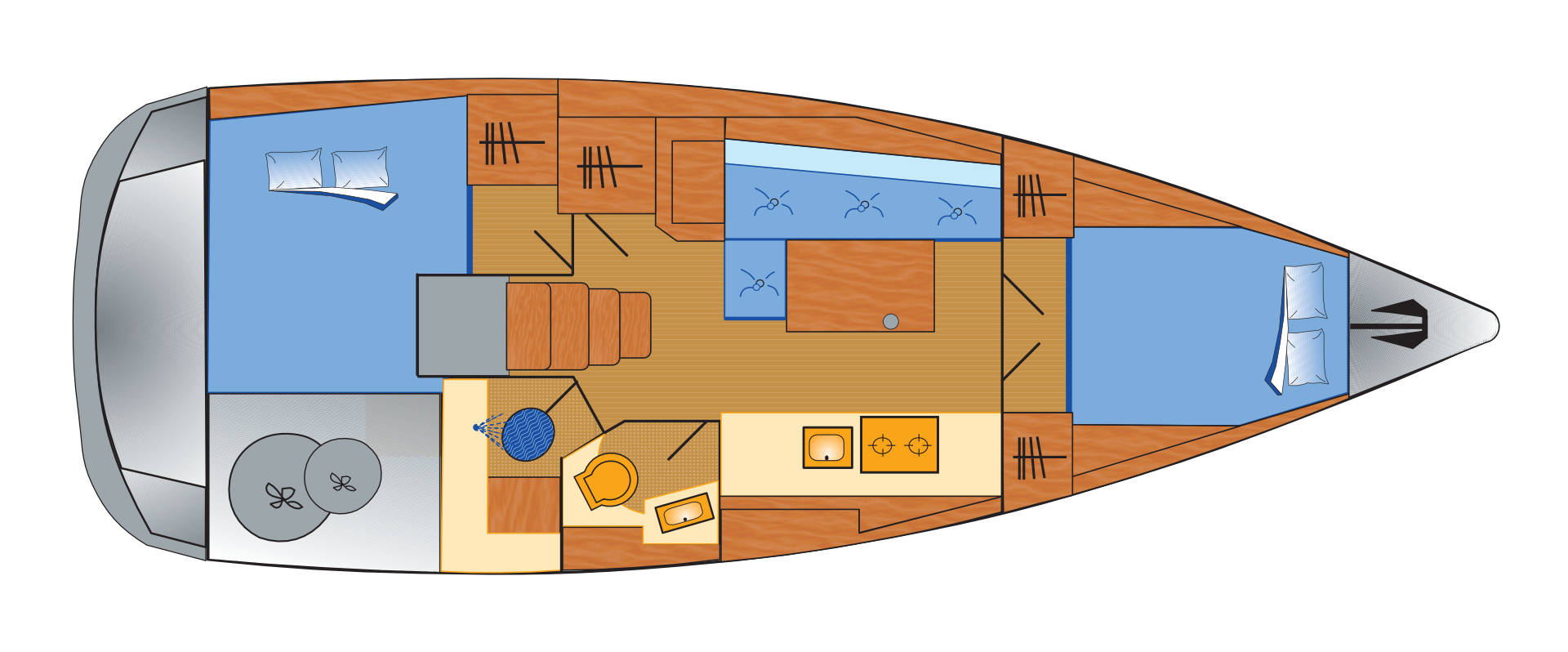 Rent a Bénéteau Oceanis 38.1 Rogoznica