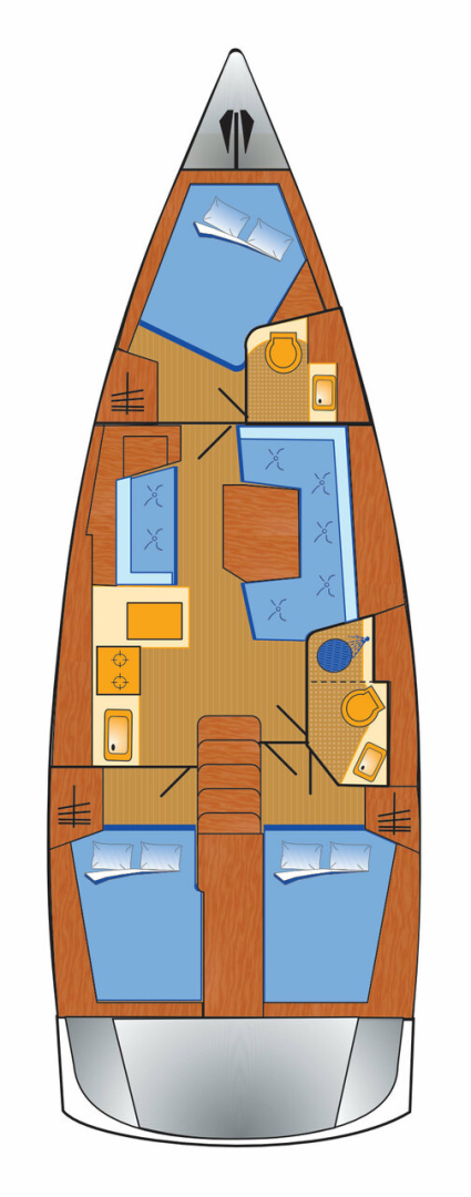 Sailboat rental with or without captain Bénéteau Rogoznica