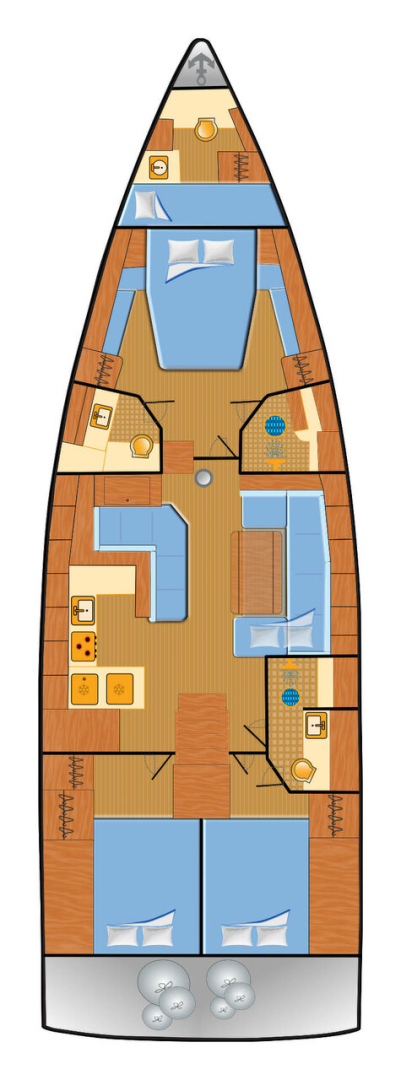 Boat rental Bénéteau Oceanis 51.1 in Rogoznica on Samboat