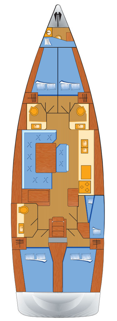 Sailboat rental with or without captain Jeanneau Rogoznica