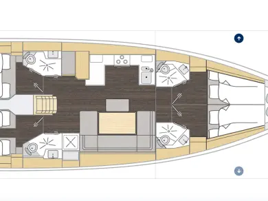 Bareboat Rental Sailboat Bavaria with a boat licence
