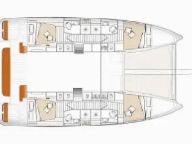 Bareboat Rental Catamaran Excess with a boat licence